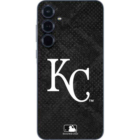 MLB Kansas City Royals Dark Wash Galaxy A55 5G Skin